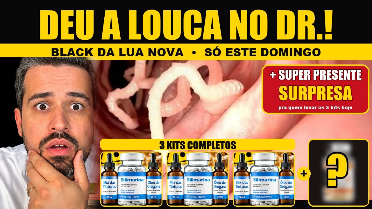 3 kits de desparasitação + presente surpresa